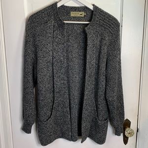 Women’s Alpaca Specialty Sweater – Heathered Charcoal One Size